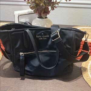 Kate Spade Black Nylon Shoulder Bag